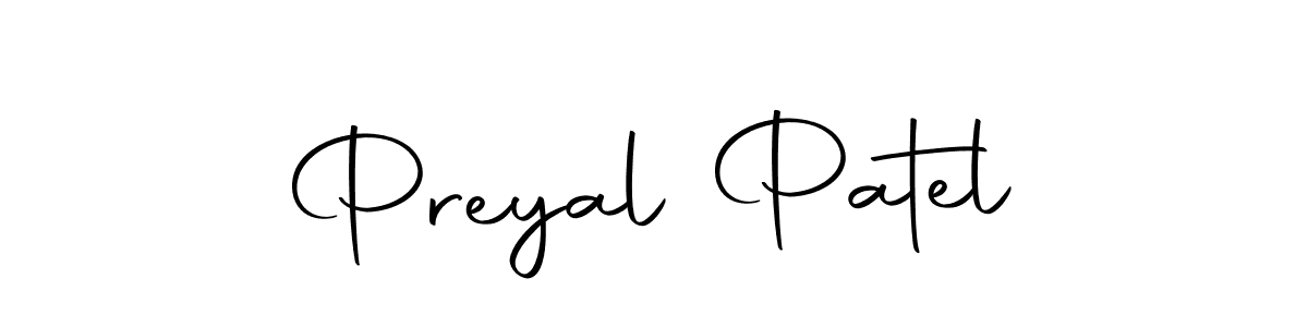 The best way (Autography-DOLnW) to make a short signature is to pick only two or three words in your name. The name Preyal Patel include a total of six letters. For converting this name. Preyal Patel signature style 10 images and pictures png