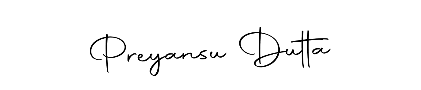 Create a beautiful signature design for name Preyansu Dutta. With this signature (Autography-DOLnW) fonts, you can make a handwritten signature for free. Preyansu Dutta signature style 10 images and pictures png