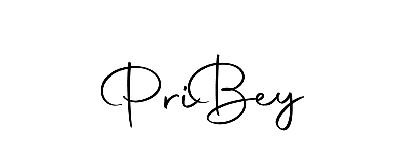 Make a beautiful signature design for name Pri  Bey. With this signature (Autography-DOLnW) style, you can create a handwritten signature for free. Pri  Bey signature style 10 images and pictures png