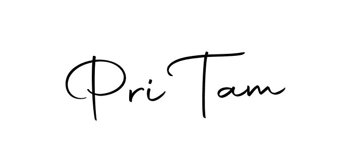 if you are searching for the best signature style for your name Pri Tam. so please give up your signature search. here we have designed multiple signature styles  using Autography-DOLnW. Pri Tam signature style 10 images and pictures png