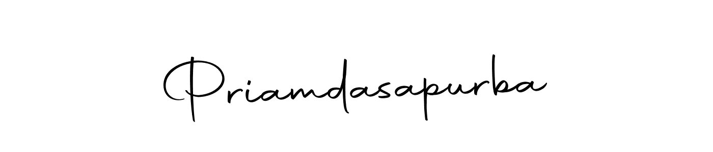 The best way (Autography-DOLnW) to make a short signature is to pick only two or three words in your name. The name Priamdasapurba include a total of six letters. For converting this name. Priamdasapurba signature style 10 images and pictures png