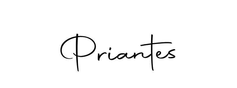 Make a beautiful signature design for name Priantes. With this signature (Autography-DOLnW) style, you can create a handwritten signature for free. Priantes signature style 10 images and pictures png