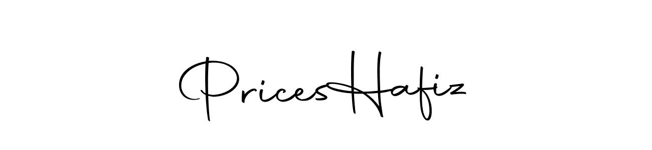 Design your own signature with our free online signature maker. With this signature software, you can create a handwritten (Autography-DOLnW) signature for name Prices  Hafiz. Prices  Hafiz signature style 10 images and pictures png
