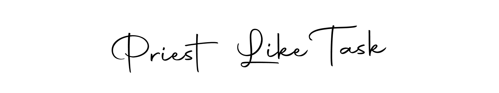 Autography-DOLnW is a professional signature style that is perfect for those who want to add a touch of class to their signature. It is also a great choice for those who want to make their signature more unique. Get Priest Like Task name to fancy signature for free. Priest Like Task signature style 10 images and pictures png