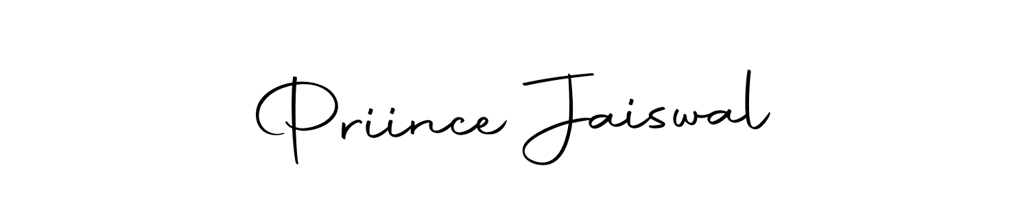 Design your own signature with our free online signature maker. With this signature software, you can create a handwritten (Autography-DOLnW) signature for name Priince Jaiswal. Priince Jaiswal signature style 10 images and pictures png
