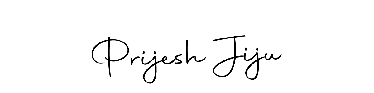 How to make Prijesh Jiju name signature. Use Autography-DOLnW style for creating short signs online. This is the latest handwritten sign. Prijesh Jiju signature style 10 images and pictures png