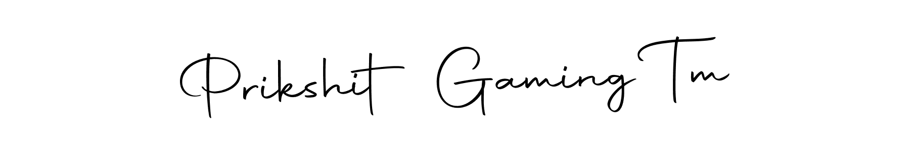 Make a beautiful signature design for name Prikshit Gaming Tm. Use this online signature maker to create a handwritten signature for free. Prikshit Gaming Tm signature style 10 images and pictures png