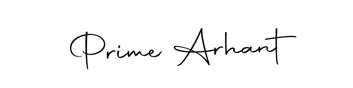 Use a signature maker to create a handwritten signature online. With this signature software, you can design (Autography-DOLnW) your own signature for name Prime Arhant. Prime Arhant signature style 10 images and pictures png