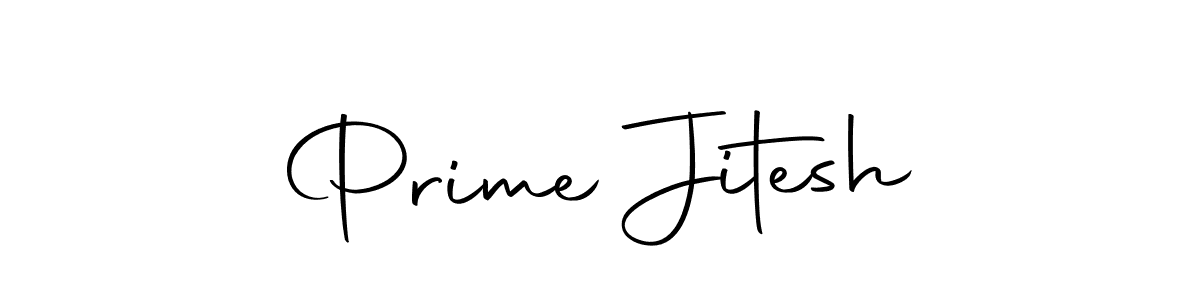 How to make Prime Jitesh name signature. Use Autography-DOLnW style for creating short signs online. This is the latest handwritten sign. Prime Jitesh signature style 10 images and pictures png