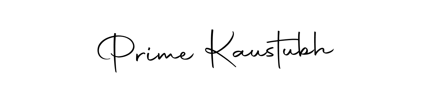 You should practise on your own different ways (Autography-DOLnW) to write your name (Prime Kaustubh) in signature. don't let someone else do it for you. Prime Kaustubh signature style 10 images and pictures png