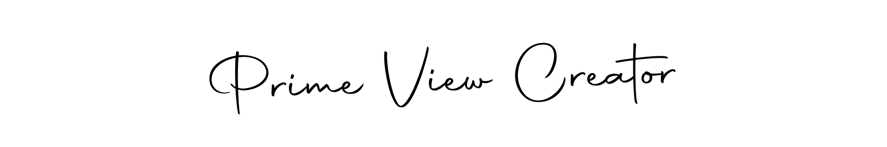 It looks lik you need a new signature style for name Prime View Creator. Design unique handwritten (Autography-DOLnW) signature with our free signature maker in just a few clicks. Prime View Creator signature style 10 images and pictures png