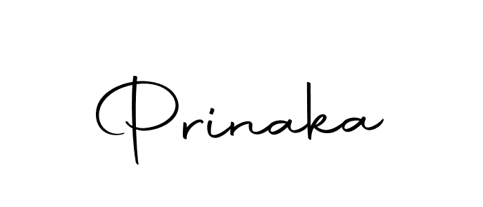 Create a beautiful signature design for name Prinaka. With this signature (Autography-DOLnW) fonts, you can make a handwritten signature for free. Prinaka signature style 10 images and pictures png