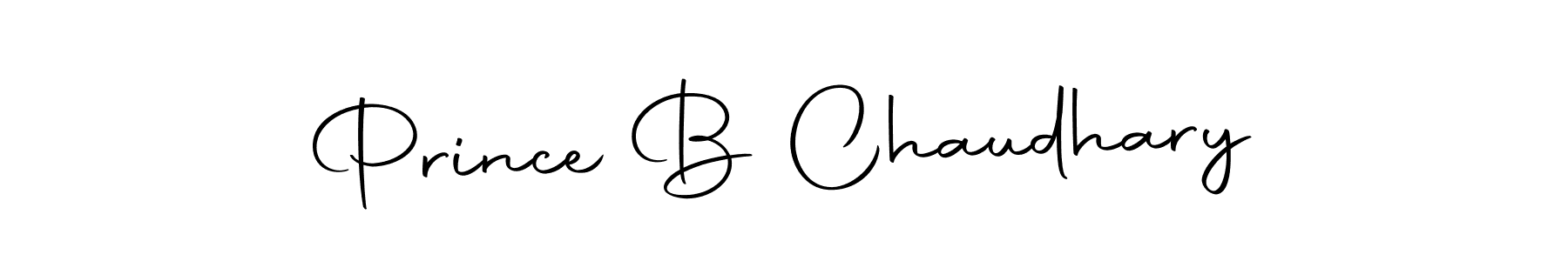 Design your own signature with our free online signature maker. With this signature software, you can create a handwritten (Autography-DOLnW) signature for name Prince B Chaudhary. Prince B Chaudhary signature style 10 images and pictures png