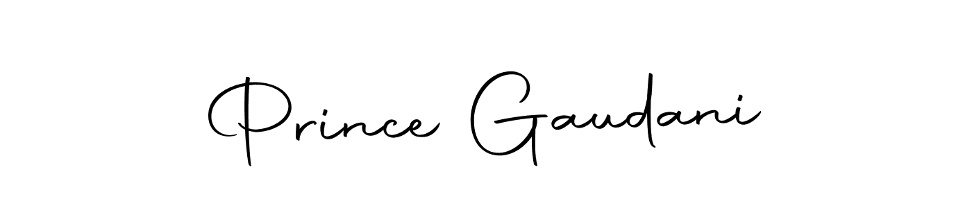 Similarly Autography-DOLnW is the best handwritten signature design. Signature creator online .You can use it as an online autograph creator for name Prince Gaudani. Prince Gaudani signature style 10 images and pictures png