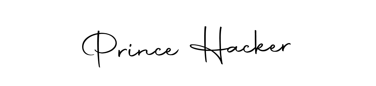 Prince Hacker stylish signature style. Best Handwritten Sign (Autography-DOLnW) for my name. Handwritten Signature Collection Ideas for my name Prince Hacker. Prince Hacker signature style 10 images and pictures png