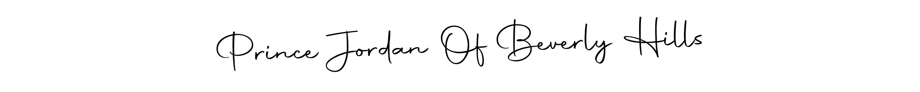 Create a beautiful signature design for name Prince Jordan Of Beverly Hills. With this signature (Autography-DOLnW) fonts, you can make a handwritten signature for free. Prince Jordan Of Beverly Hills signature style 10 images and pictures png