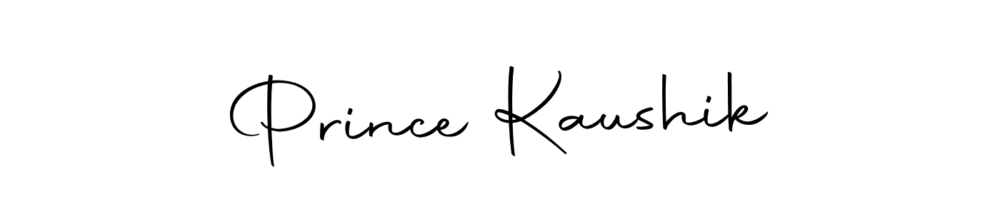 Design your own signature with our free online signature maker. With this signature software, you can create a handwritten (Autography-DOLnW) signature for name Prince Kaushik. Prince Kaushik signature style 10 images and pictures png