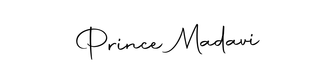 Create a beautiful signature design for name Prince Madavi. With this signature (Autography-DOLnW) fonts, you can make a handwritten signature for free. Prince Madavi signature style 10 images and pictures png