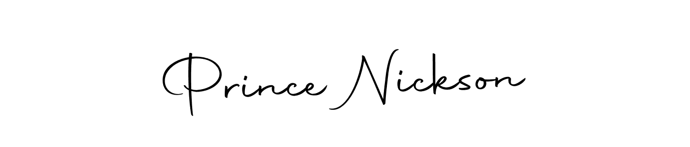 The best way (Autography-DOLnW) to make a short signature is to pick only two or three words in your name. The name Prince Nickson include a total of six letters. For converting this name. Prince Nickson signature style 10 images and pictures png