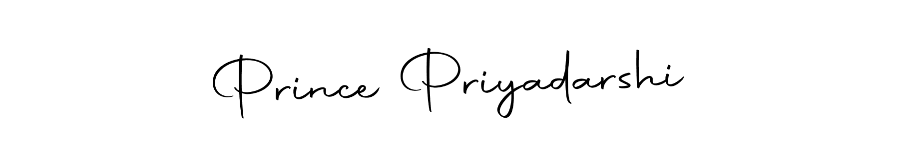 Design your own signature with our free online signature maker. With this signature software, you can create a handwritten (Autography-DOLnW) signature for name Prince Priyadarshi. Prince Priyadarshi signature style 10 images and pictures png
