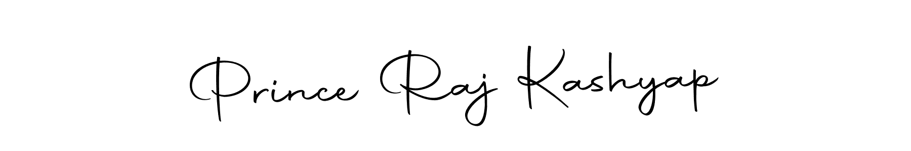 Design your own signature with our free online signature maker. With this signature software, you can create a handwritten (Autography-DOLnW) signature for name Prince Raj Kashyap. Prince Raj Kashyap signature style 10 images and pictures png