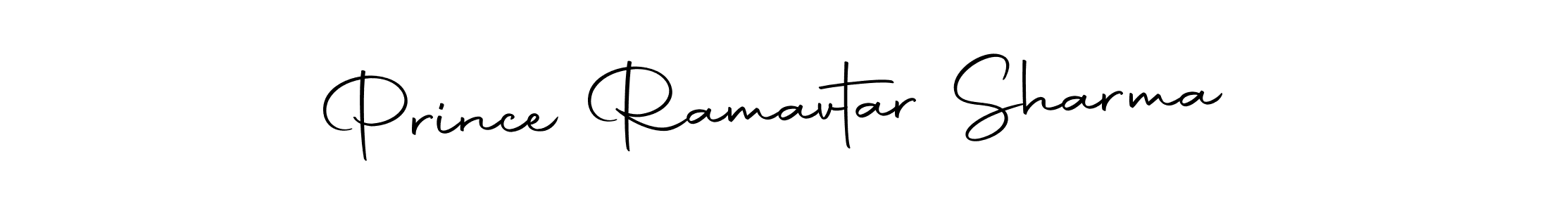 Design your own signature with our free online signature maker. With this signature software, you can create a handwritten (Autography-DOLnW) signature for name Prince Ramavtar Sharma. Prince Ramavtar Sharma signature style 10 images and pictures png