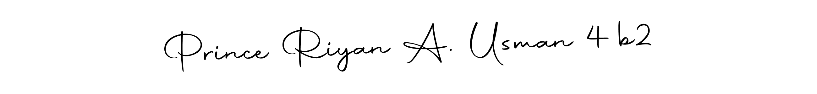 Once you've used our free online signature maker to create your best signature Autography-DOLnW style, it's time to enjoy all of the benefits that Prince Riyan A. Usman 4-b2 name signing documents. Prince Riyan A. Usman 4-b2 signature style 10 images and pictures png