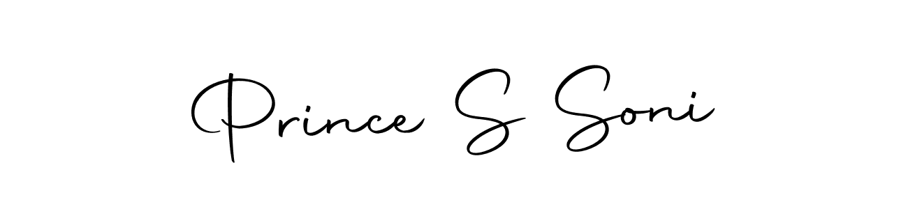 Use a signature maker to create a handwritten signature online. With this signature software, you can design (Autography-DOLnW) your own signature for name Prince S Soni. Prince S Soni signature style 10 images and pictures png