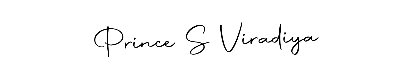 Use a signature maker to create a handwritten signature online. With this signature software, you can design (Autography-DOLnW) your own signature for name Prince S Viradiya. Prince S Viradiya signature style 10 images and pictures png