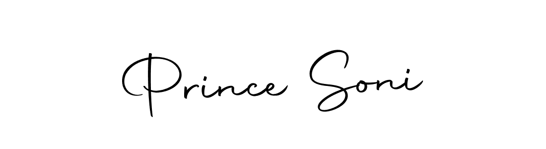 Create a beautiful signature design for name Prince Soni. With this signature (Autography-DOLnW) fonts, you can make a handwritten signature for free. Prince Soni signature style 10 images and pictures png