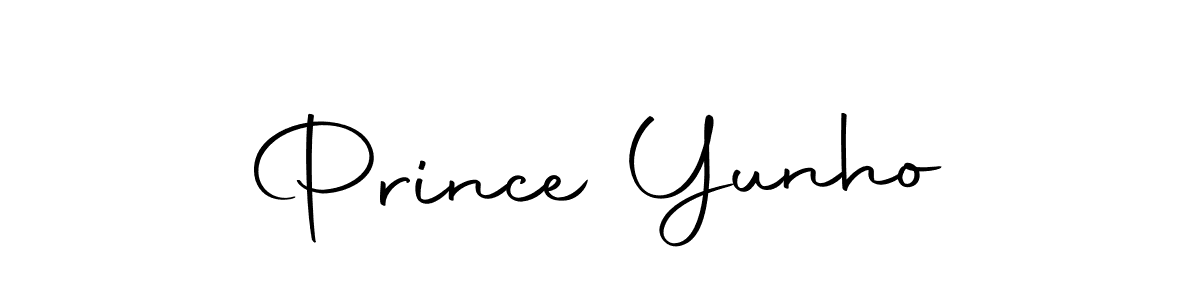 You should practise on your own different ways (Autography-DOLnW) to write your name (Prince Yunho) in signature. don't let someone else do it for you. Prince Yunho signature style 10 images and pictures png