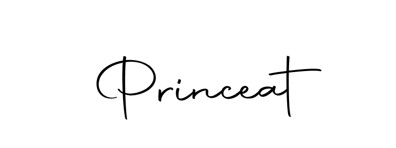 Design your own signature with our free online signature maker. With this signature software, you can create a handwritten (Autography-DOLnW) signature for name Princeat. Princeat signature style 10 images and pictures png