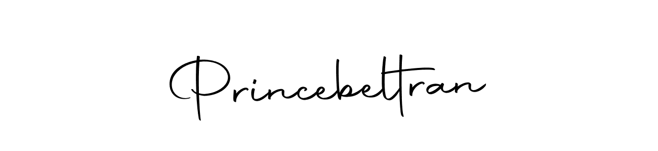 Princebeltran stylish signature style. Best Handwritten Sign (Autography-DOLnW) for my name. Handwritten Signature Collection Ideas for my name Princebeltran. Princebeltran signature style 10 images and pictures png
