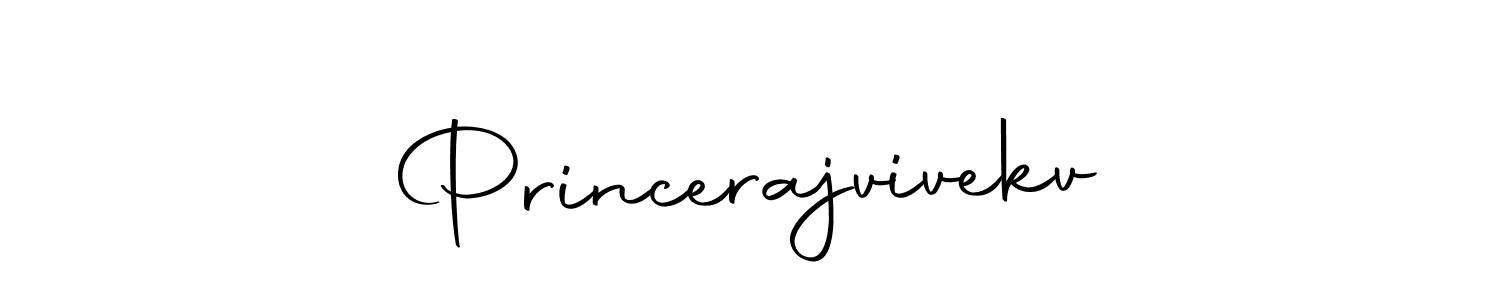 How to make Princerajvivekv name signature. Use Autography-DOLnW style for creating short signs online. This is the latest handwritten sign. Princerajvivekv signature style 10 images and pictures png