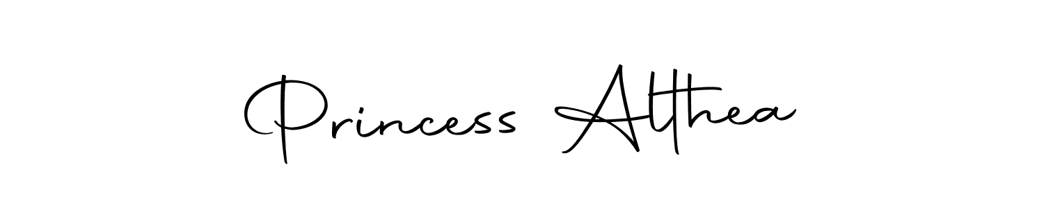 The best way (Autography-DOLnW) to make a short signature is to pick only two or three words in your name. The name Princess Althea include a total of six letters. For converting this name. Princess Althea signature style 10 images and pictures png