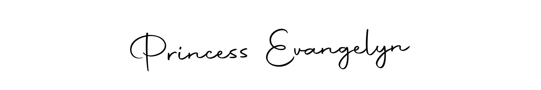 Make a beautiful signature design for name Princess Evangelyn. With this signature (Autography-DOLnW) style, you can create a handwritten signature for free. Princess Evangelyn signature style 10 images and pictures png