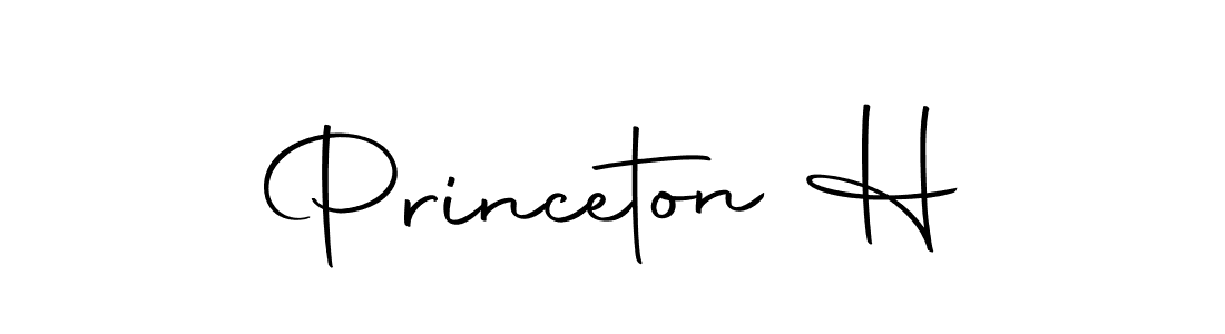 How to make Princeton H signature? Autography-DOLnW is a professional autograph style. Create handwritten signature for Princeton H name. Princeton H signature style 10 images and pictures png