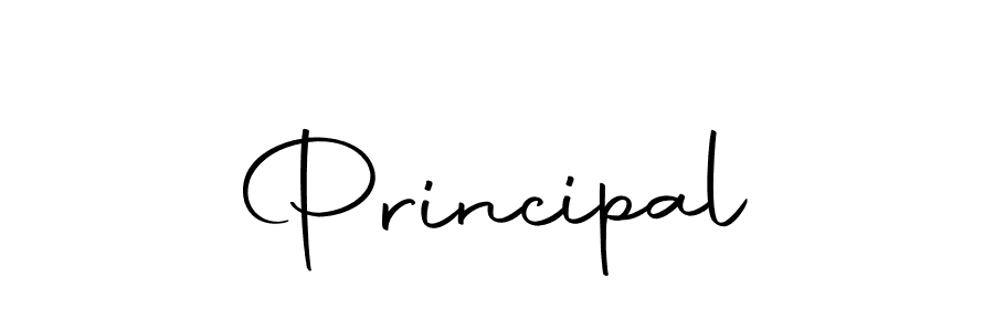 Make a beautiful signature design for name Principal. With this signature (Autography-DOLnW) style, you can create a handwritten signature for free. Principal signature style 10 images and pictures png