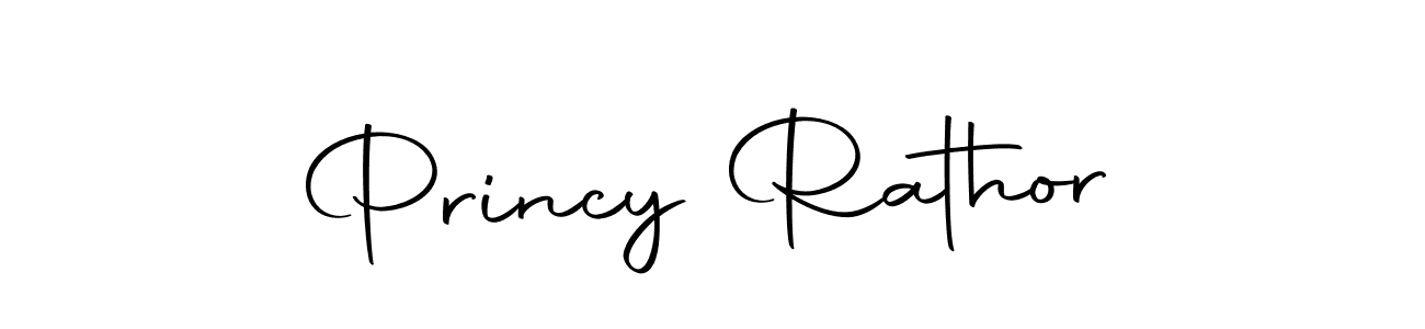 Design your own signature with our free online signature maker. With this signature software, you can create a handwritten (Autography-DOLnW) signature for name Princy Rathor. Princy Rathor signature style 10 images and pictures png