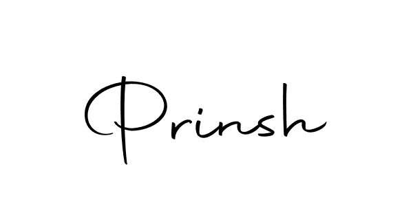 Design your own signature with our free online signature maker. With this signature software, you can create a handwritten (Autography-DOLnW) signature for name Prinsh. Prinsh signature style 10 images and pictures png