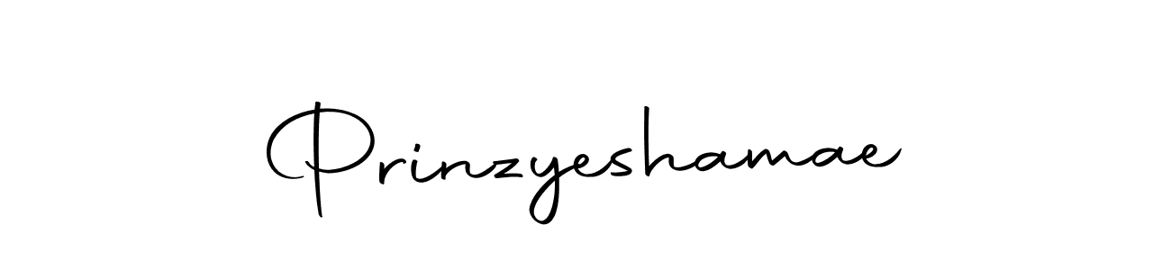 How to make Prinzyeshamae name signature. Use Autography-DOLnW style for creating short signs online. This is the latest handwritten sign. Prinzyeshamae signature style 10 images and pictures png