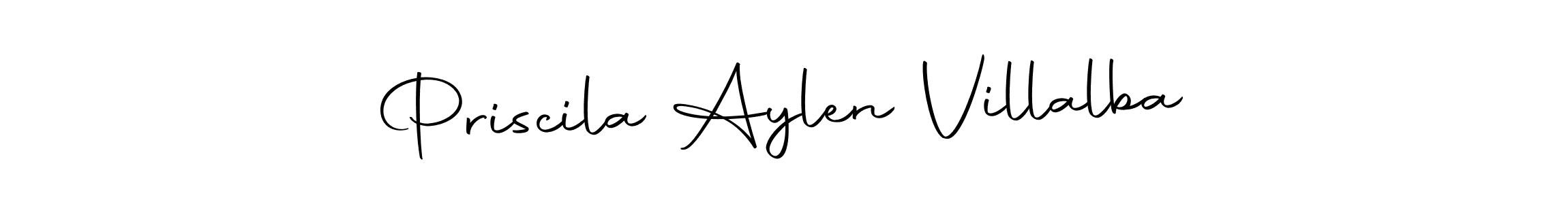 How to make Priscila Aylen Villalba signature? Autography-DOLnW is a professional autograph style. Create handwritten signature for Priscila Aylen Villalba name. Priscila Aylen Villalba signature style 10 images and pictures png