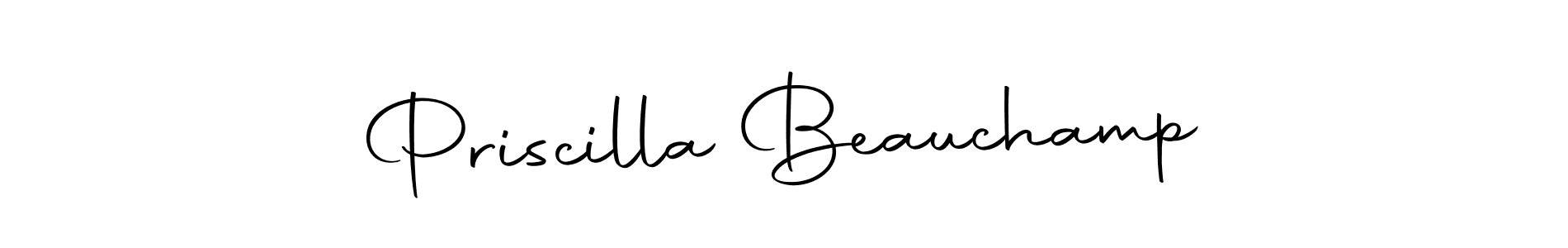 How to make Priscilla Beauchamp signature? Autography-DOLnW is a professional autograph style. Create handwritten signature for Priscilla Beauchamp name. Priscilla Beauchamp signature style 10 images and pictures png