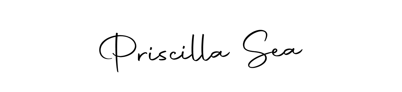 Priscilla Sea stylish signature style. Best Handwritten Sign (Autography-DOLnW) for my name. Handwritten Signature Collection Ideas for my name Priscilla Sea. Priscilla Sea signature style 10 images and pictures png