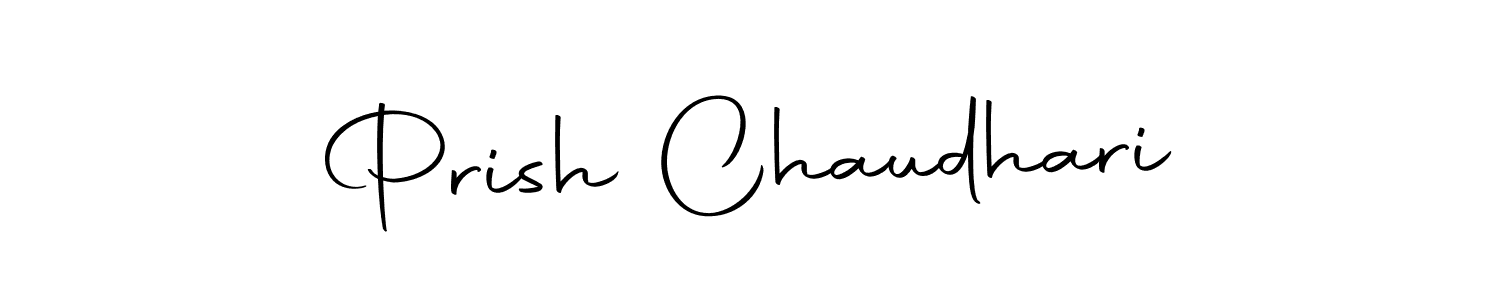 if you are searching for the best signature style for your name Prish Chaudhari. so please give up your signature search. here we have designed multiple signature styles  using Autography-DOLnW. Prish Chaudhari signature style 10 images and pictures png