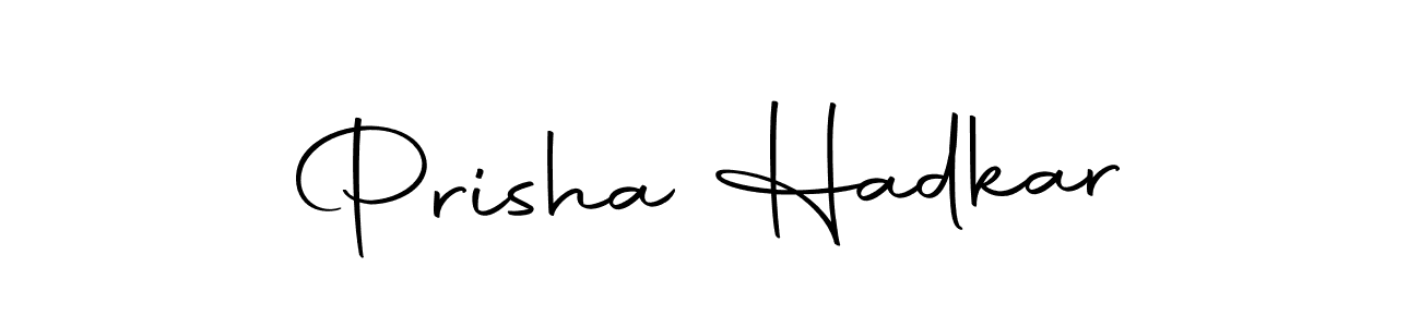 Use a signature maker to create a handwritten signature online. With this signature software, you can design (Autography-DOLnW) your own signature for name Prisha Hadkar. Prisha Hadkar signature style 10 images and pictures png