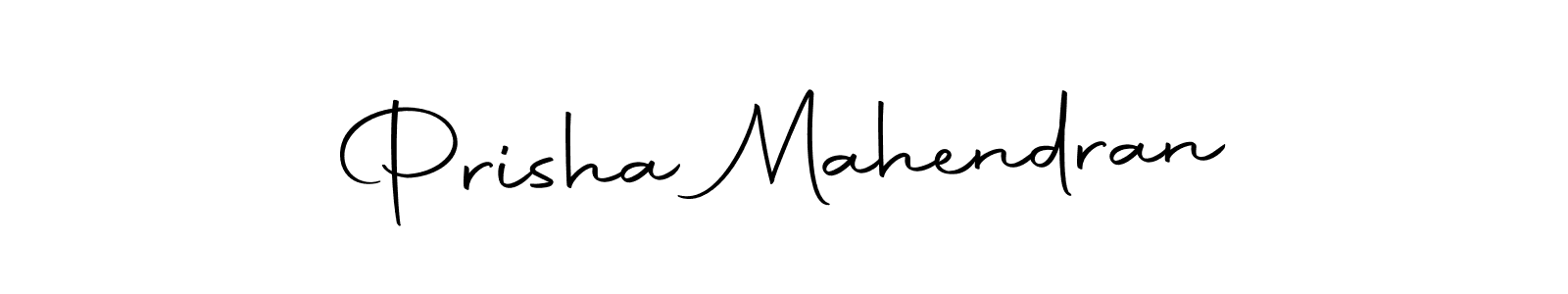 if you are searching for the best signature style for your name Prisha Mahendran. so please give up your signature search. here we have designed multiple signature styles  using Autography-DOLnW. Prisha Mahendran signature style 10 images and pictures png