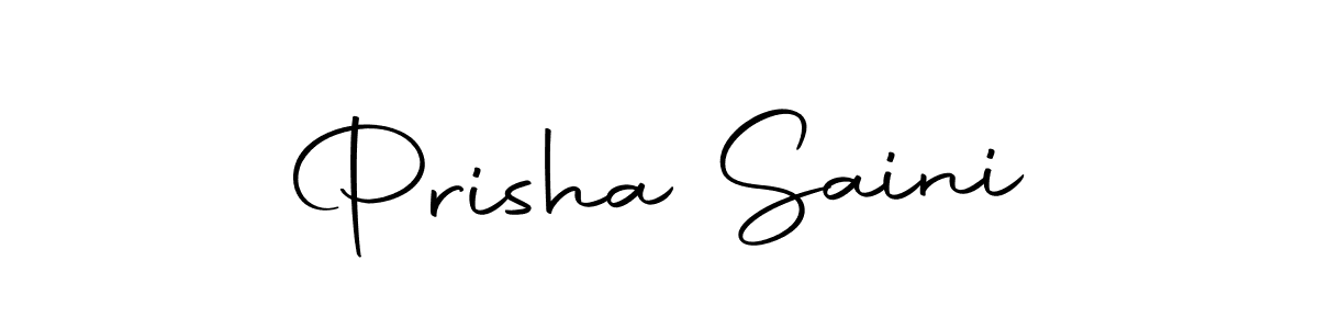 Make a beautiful signature design for name Prisha Saini. Use this online signature maker to create a handwritten signature for free. Prisha Saini signature style 10 images and pictures png