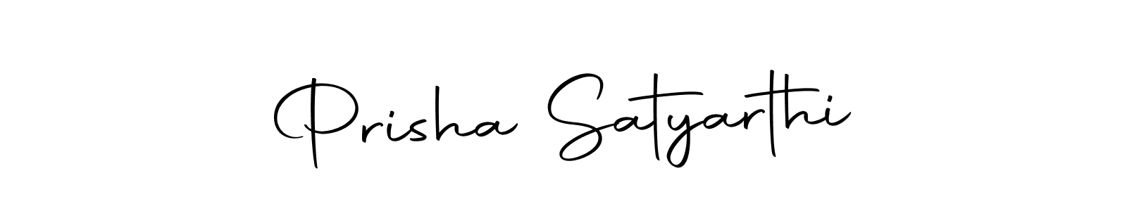 Similarly Autography-DOLnW is the best handwritten signature design. Signature creator online .You can use it as an online autograph creator for name Prisha Satyarthi. Prisha Satyarthi signature style 10 images and pictures png
