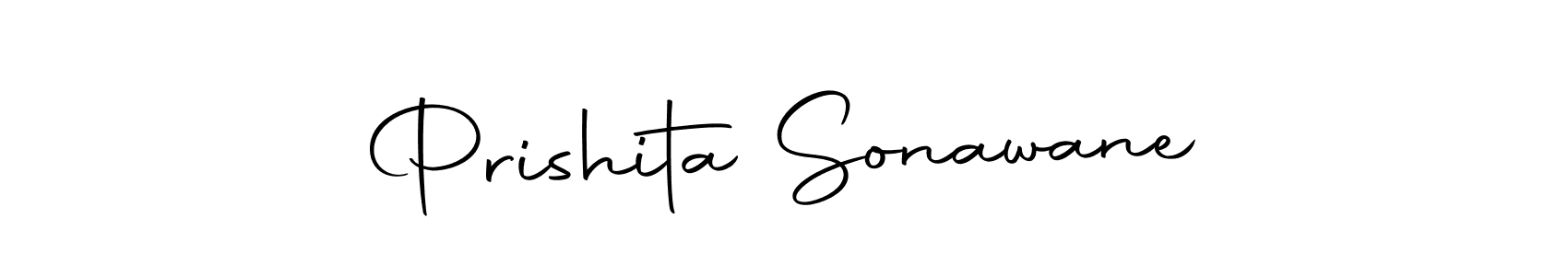 Create a beautiful signature design for name Prishita Sonawane. With this signature (Autography-DOLnW) fonts, you can make a handwritten signature for free. Prishita Sonawane signature style 10 images and pictures png